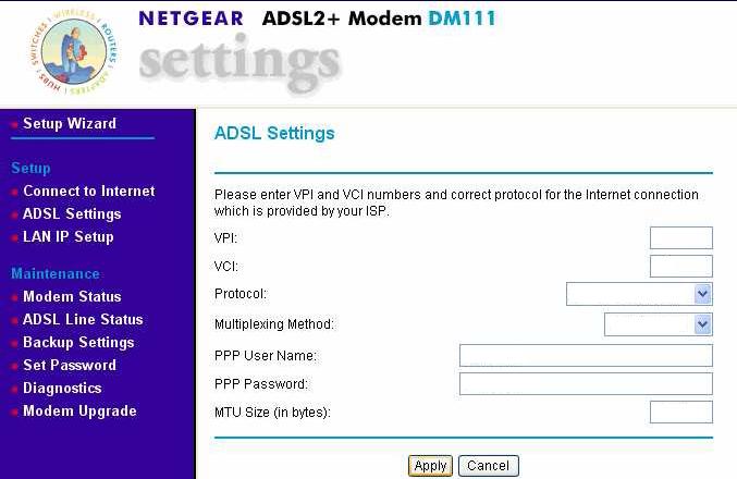 Netgear DM111P Manuale Configurazione Adsl